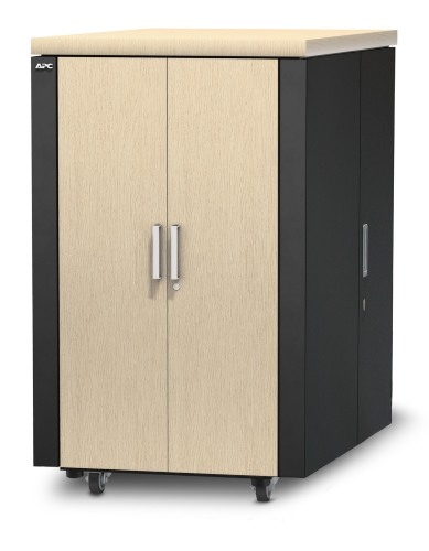 Шумоизолированный шкаф APC NetShelter CX 24U