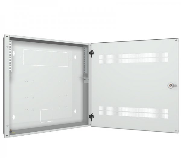 Внутреннее устройство компактного навесного шкафа Conteg SOHO On-Wall (ACP‑OW‑55/53/14)